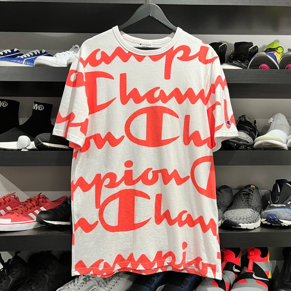 🦐CHAMPION LOGO SPELL OUT TEE🦐